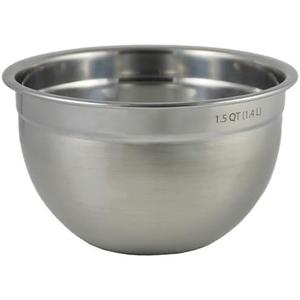 Pack of 6 Tovolo Stainless Steel Mixing Bowls, 1.5 Qt - Small Metal Nesting Mixing Bowl with Rounded Lip for Easy Pour & Minimal Mess - Dishwasher Safe Kitchen Supplies for Prep & Cooking