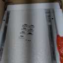 Furologee TV Stand Dresser with 4 Drawers, Entertainment Center with Open Shelf, Small Television Stands for 50" TV, Media Center for Bedroom, Living Room/White