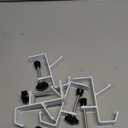 4 Pack Stocking Holders for Mantle for Christmas Decorations,2 in 1 Mantle Garland Holder for Hanging Christmas Stockings,No Drilling Required & Adjustable Garland Hanger, Metal(White)