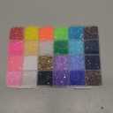 24000Pcs Resin Rhinestones with B7000 Jewelry Glue for Crafting, Multicolors 3mm Non Hotfix Flatback Gems, Bedazzling Crystal for DIY Crafts Clothing Tumblers Mugs Shoes Fabric Decor Nail Art (Large Pack + 3Pcs Glue, Jelly Multicolored 3mm)