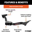 CURT 13607 Class 3 Trailer Hitch, 2-Inch Receiver, Compatible with Select Ranger