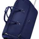 Modoker Rolling Garment Bags, Large Garment Duffle Bag with Wheels, 3 in 1 Garment Suit Luggage Bag for Women Men Business Travel Weekender, Blue