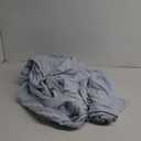 Amazon Basics Jacquard Geometric Microfiber 3-Piece Duvet Cover Set, Includes 1 Duvet Cover and 2 Pillow Shams, Queen, Blue Striped