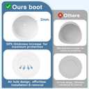 Boot Compatible with Brumate Era, Protective Silicone Sleeve for Brumate Era Accessories 30oz & 40oz, Anti-Slip BPA-Free Boot, Silicone Bottom Protector for Stanley Quencher and ProTour 30&40 oz (white)