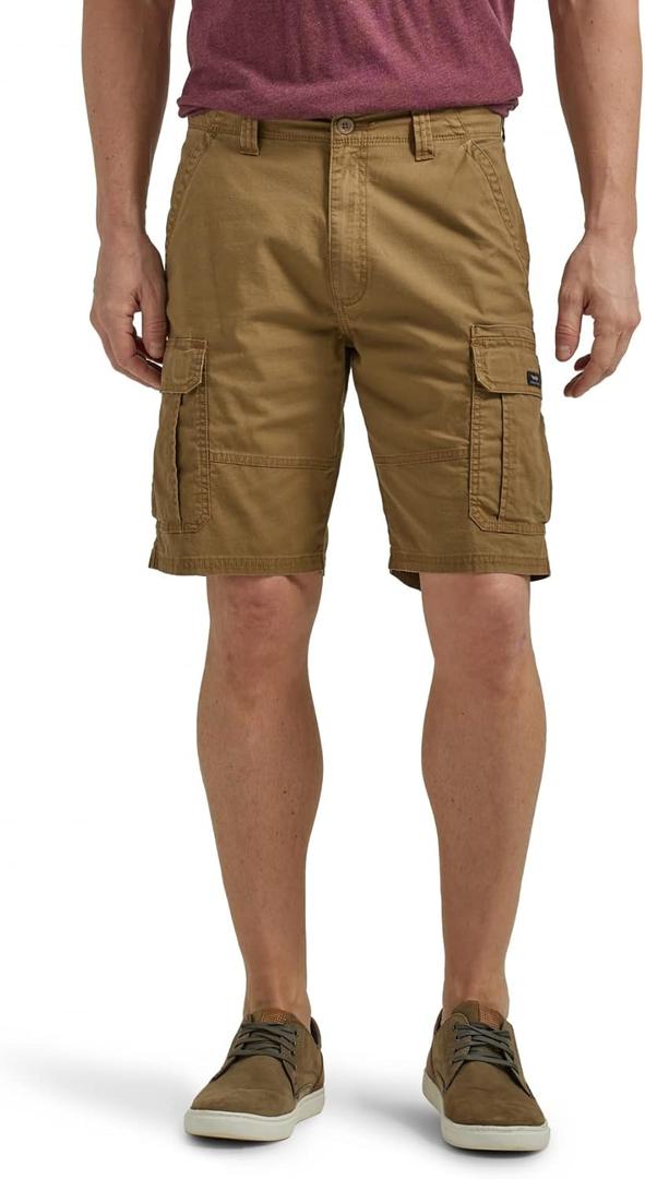 Wrangler Authentics Men's Classic Cargo Stretch Short (40, Kangaroo)