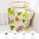 EERKEOD Baby Crib Mobile Baby Nursery Mobile Handmade Felt Forest Animal Mobile for Baby Boys and Girls Woodland Nursery Decor for Infant Bedroom Hanging Gender Neutral Baby Stuff