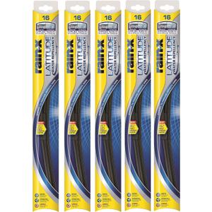 Rain-X 5079274-2-5PK Latitude 2-IN- 1 Water Repellency Wiper Blade, 16" (Pack of 5)