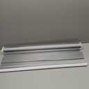 Joydeco No Drill Zebra Blinds for Windows, Cordless Day & Night Dual Sheer Roller Shades, Easy Installation, Free-Stop Lift System, Light Filtering Privacy Blinds for Home(Grey,35" W x 75" H)