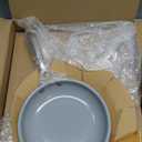 Kikcoin Ceramic Nonstick Frying Pan Skillets  3 Sizes Omelette Pans for Healthly Cooking, 8+9.5+11 Inch Egg Pan with Stay Cool Handle, Free of PFAS PFOA PTEE, Oven/Dishwasher Safe for Busy Kitchen