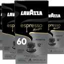 Lavazza Espresso Maestro Ristretto Aluminum Capsules Compatible with Nespresso* Original Machines, Dark Espresso Roast, Arabica and Robusta Blend (60 Capsules), Best By: 30/12/2025