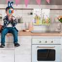 Tulip Bloom Flowers Seasonal Spring Summer Kitchen Towels,Tulip Decor Dish Towels Drying Cloth Hand Towels for Farmhouse Kitchen Bathroom,16x24 Inches Set of 2.(023)