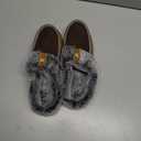 Men's Slip On Moccasin Slippers Memory Foam Fuzzy Slippers for Men Wool-Like Plush Fleece Lined Bedroom House Shoes for Indoor/Outdoor Anti-Skid Rubber Sole Home, Mens 9-10