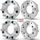 OCPTY 4PCS 6x5.5 to 8x180 Wheel Spacers Adapters 2" inch 14x1.5 Studs 108mm Hub Bore Forged Wheel Spacers Adapters 6 Lug fit for 1500 for Avalanche for Avalanche 1500 for Blazer for C2500