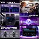 Leadfan Android Car Radio for Volkswagen Passat Jetta Tiguan Wireless CarPlay Android Auto, 10.1Inch Touch Screen Stereo for VW Jetta GPS Navi Bluetooth WiFi FM SWC AHD Camera