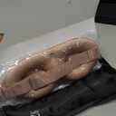 MZOO Luxury Sleep Eye Mask for Side Sleeper Men Women, Zero Eye Pressure 3D Sleeping Mask, Light Blocking Patented Design Night Blindfold, Soft Eye Shade Cover for Travel, Pink