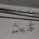 48-84 in. Adjustable Petite Caf Curtain Rod, 2-Pack, 7/16 in. Diameter, Bronze