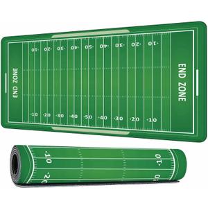 American Football Field Mouse Pad Football Yard Lines XL Gaming Mouse Keyboart Mat for Desk,Computer,Office,Home 35.4"X15.7"