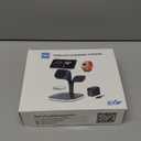 EXW for Magsafe Charger Stand,Charging Station for Multiple Devices,Wireless Charger for iPhone 17 Air 16 15 14 13 12 Series,Apple Watch Series 1-10/Ultra,AirPods Pro with LED and Adapter (White)