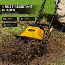 12'' 8.5 AMP Small Electric Corded Garden Tiller for Gardening
