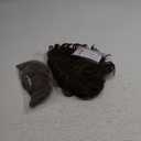 Mens Toupee Brown Curly Shaggy Costume Hippie Beard Halloween Wig