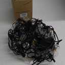 Brightever 120FT LED Outdoor String Lights with Remote, Patio Lights Outdoor Waterproof with 36+2 Shatterproof ST38 LED Bulbs, Dimmable Outside Hanging Light for Porch, Garden, Backyard, Cafe, 2700K (120FT-Warm White, Black)