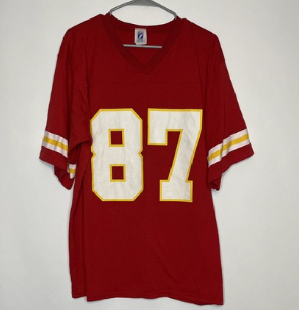 Vintage Logo 7 NFL 87 Chiefs T Shirt Jersey Men's Size 
 3XL