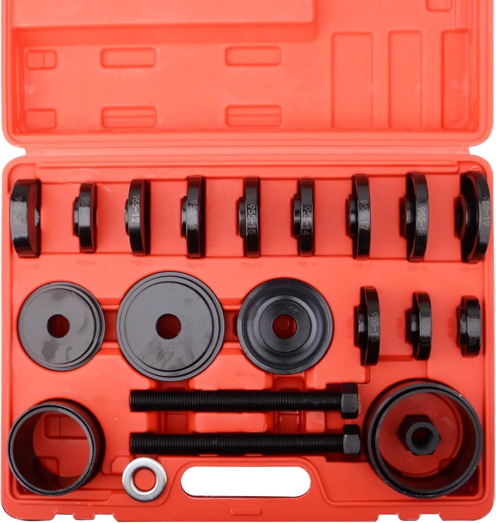 DAYUAN 24pcs FWD Front Wheel Drive Bearing Removal Tool, Wheel Bearing Press Kit Bearing Adapters Bearing Installer Tool