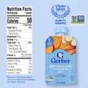 Gerber Stage 2 Baby Food, Apple Sweet Potato Cinnamon Puree Pouch, 2 Servings of Fruit & Veggie, No Added Sweetener, No Artificial Colors or Flavors, 12-Pack