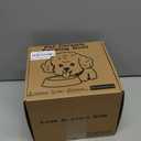 Elevated Ceramic Cat Bowls, 15Tilted Cat Bowl for Indoor Cats, Anti-Vomiting and Whisker Friendly, Dishwasher and Microwave Safe(6.3 in, Cloud White)