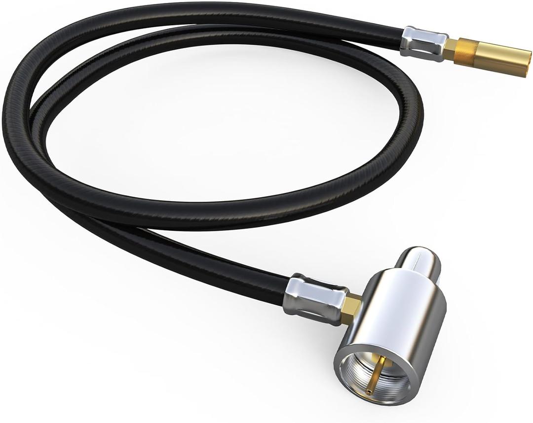 5430 Propane Regulator Extension Hose 3FT Gas Regulator Hose, Compatible with Coleman Classic, PowerPack, Tabletop and More, Connet to 1LB Tank (NOT for Roadtrip Grill)