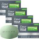 Dove Men+Care Soap Bar, Extra Fresh Scent 4-Pack – Hydrating 3-in-1 Body, Hand, and Face Cleanser for Men, 2.6 Oz Ea