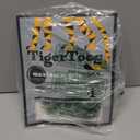 DOK TigerToes Premium Non-Slip Dog Socks for Hardwood Floors - Extra-Thick Grip that Works Even When Twisted - Prevents Licking, Slipping, and Great for Dog Paw Protection (Forest Green, Medium)