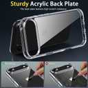 3 x PinLiSheng Anti-Yellowing Crystal Clear for iPhone Air Case [Military-Grade Protection] Shockproof Protective Hard Back Slim iPhone 17 Air Phone Case, Clear