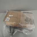 JIUYOTREE Metal Clothing Rack with Wheels, 43.3 Inches Rolling Clothes Garment Coat Rack with Bottom Shelf, Clothing Rack for Hanging Clothes, Coats, Skirts, Shirts, Sweaters, Black