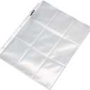 9-Sleeve Trading Card Protectors Binder Sheet, Transparent, 100 Pack