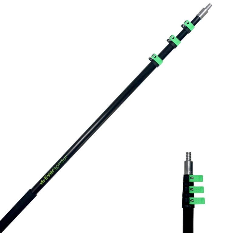 Eversprout 4-Stage Telescopic Extension Pole, 7-24 ft Heavy-Duty Aluminum
