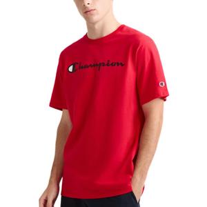 Champion Men's Heritage Short Sleeve Tee, Mens T-Shirts, Vintage Shirts, Mens Tee Shirts, Graphics (XX-Large Tall, Scarlet - Classic Script Logo)