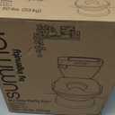 Ingenuity My Size Potty Pro 2-in-1 Potty Training Toilet, Floor Potty with Removable Potty Seat for Standard Toilets, Realistic Flushing Sound, For Toddlers Ages 18+ months, Up to 50 lb