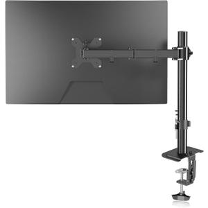 Suptek Single LED LCD Monitor Desk Mount Heavy Duty Fully Adjustable Monitor Stand for 1 / One Screen up to 27 inch (15.75" Tall, Black)