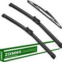 2Factory Wiper Blades Replacement for Ford Fiesta 2009-2012 2013 2014 2015 2016 2017 2018 2019 Original Equipment Windshield Wiper Blades Set - 26"/15" (Set of 2) Top Lock