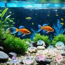 3 x 21PCS Mini Resin Ocean Animals Miniature Sea Animals Figurines Party Favors Bag Filler Tiny Marine Ornaments Charms for Vase Filler Aquarium Garden Fish Tank Micro Landscape Dollhouse