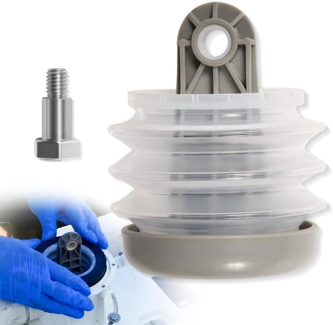 385230980 Pump Bellow Kit Toilet Pump Bellows S/T Pump Kit Fit for Dometic/Sealand VG & VHT Series, Vacuflush S Series, J Series Vacuum Pump & T Series Discharge Pump, Including Bushing and Bolt