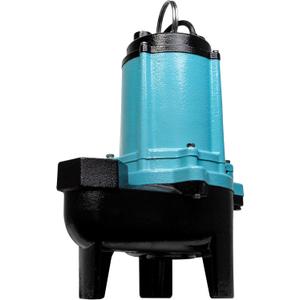 Little Giant 10SC-CIM 115 Volt, 1/2 HP, 7200 GPH Cast Iron Manual Submersible Sewage/Effluent Pump with 20-Ft. Cord (No Switch), Blue, 511432