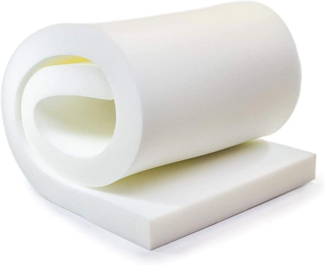 AK Trading CO. AK-Trading Upholstery High Density 4"" Height x 24"" Width x 72"" Length-Home or Commercial Use Seat Replacement Cushion-Made in USA Foam (FOAM-HD-4x24x72)