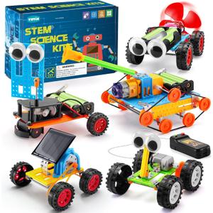 STEM Kits for Kids Age 8-10, STEM Toys for Boys Crafts Ages 8-12 8-13, Science Robot Building Kit 6-8 9-12, Engineering Experiments Projects for 8 9 10 12-14 Year Old Boys Girls Birthday Gifts