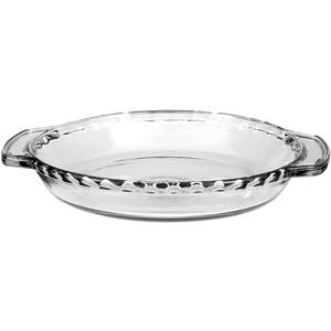 Anchor Hocking Oven Basics 9.5-Inch Deep Pie Plate, Clear, 1 Piece