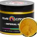 Eye Candy Pigments Premium Gold Mica Powder - Imperial Gold (50gr) - for Epoxy, Resin, Soap, Paint, Woodworking, Acrylic Pouring, Bath Bombs, Fishing Lures - DIY Arts and Crafts Additive