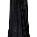 LHJ Unisex Full Length Hooded Robe Cloak Long Velvet Cape Cosplay Costume Large