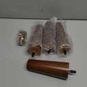 Maricome 6 Inch Wood Furniture Legs Set of 4 Replacement Feet for Cabinet Couch Chair Sofa Legs Mid Century Predrilled M8 Bolt with Mounting Nuts and Screws