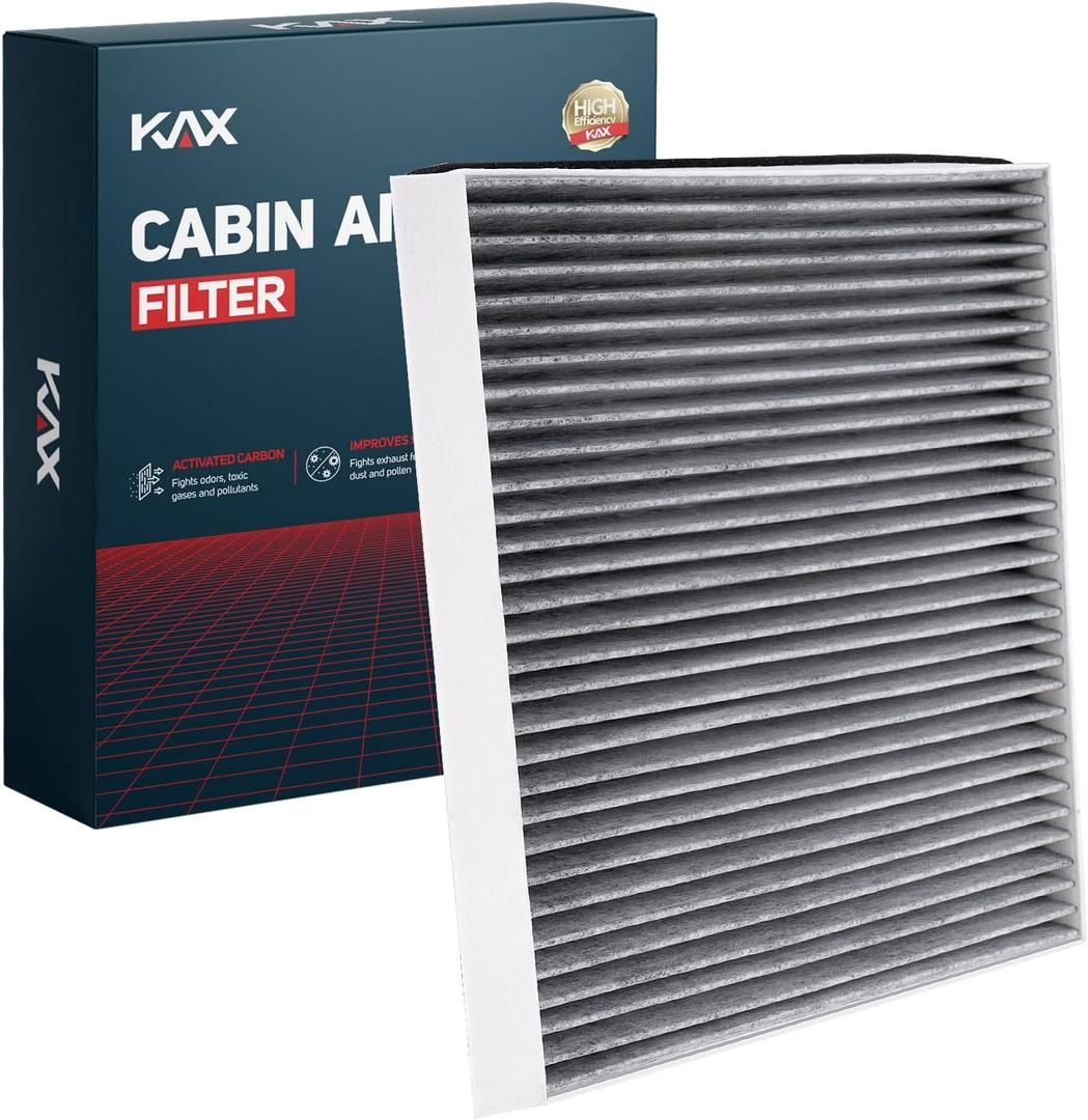 KAX Cabin Air Filter, CF10735 Replacement for SantaFe2019-2020, Telluride2020-2023, Genesis2009-2016, Stinger G70/80 GV70/80/90 Equus, w/Activated Carbon Passenger Compartment Air Filter